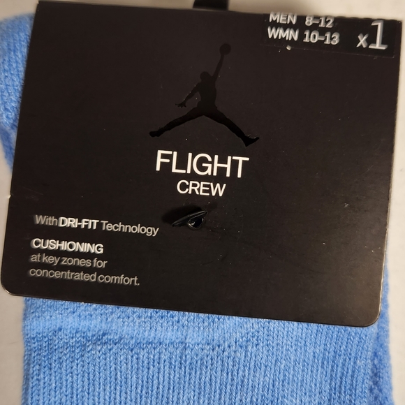 NWT Men's Jordan Flight Crew Socks - Picture 2 of 6